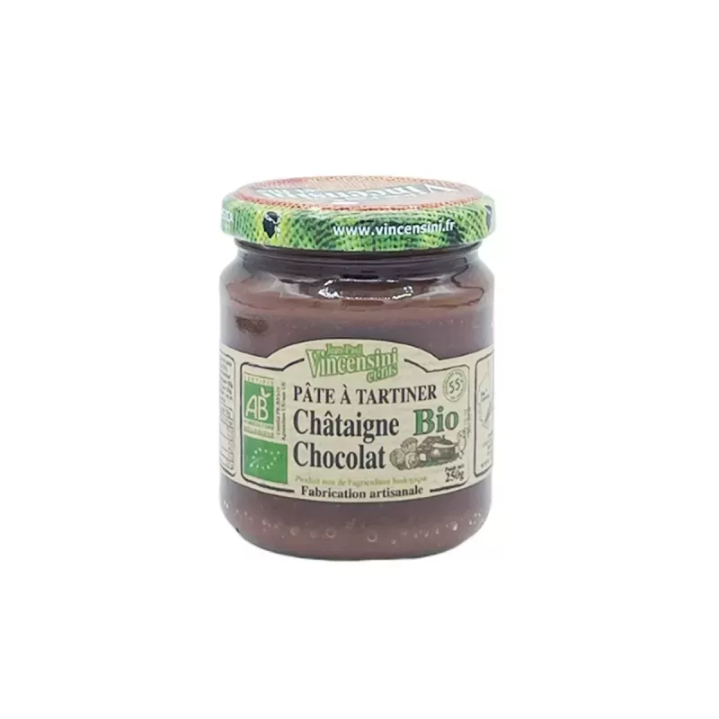 Pâte à Tartiner Châtaigne Chocolat 250g 