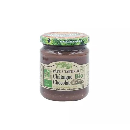 Pâte à Tartiner Châtaigne Chocolat 250g 