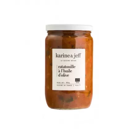 Ratatouille à  l'huile d'olive 660g - Karine et Jeff