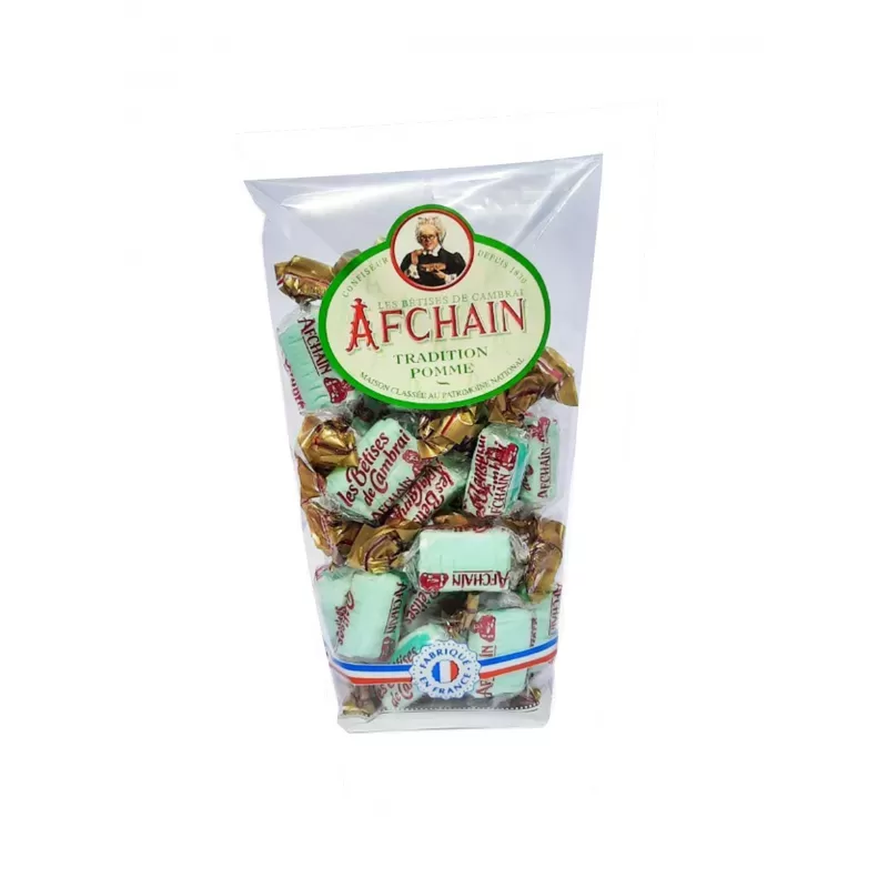 Sachet Bêtises de Cambrai Pomme 125g -AFCHAIN - 1