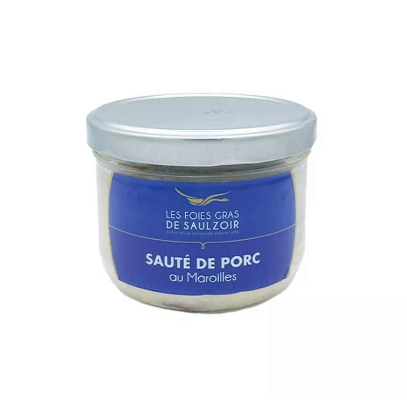 Délice gourmand: Sauté de porc au Maroilles 350g - Foie Gras artisanal