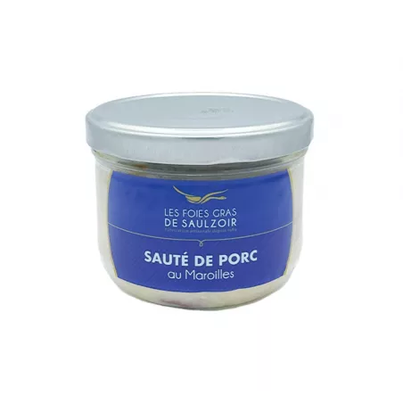 Délice gourmand: Sauté de porc au Maroilles 350g - Foie Gras artisanal