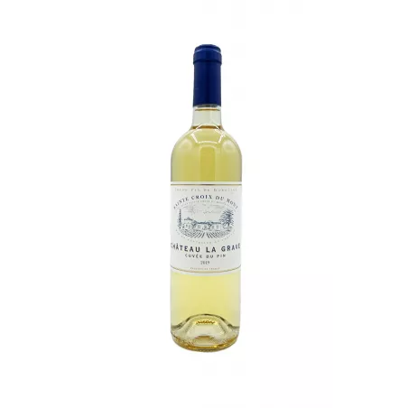 Vin Blanc Château La Grave Saint Croix du Mont 2019 