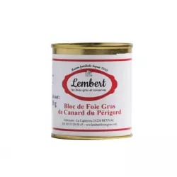 Bloc de foie gras de canard 125g - 1
