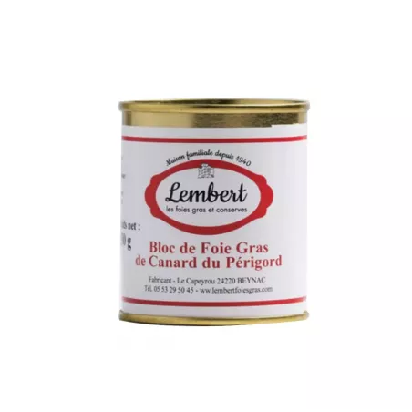 Bloc de foie gras de canard 125g - 1