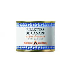 Rillettes de canard 20% foie gras de canard 70g 