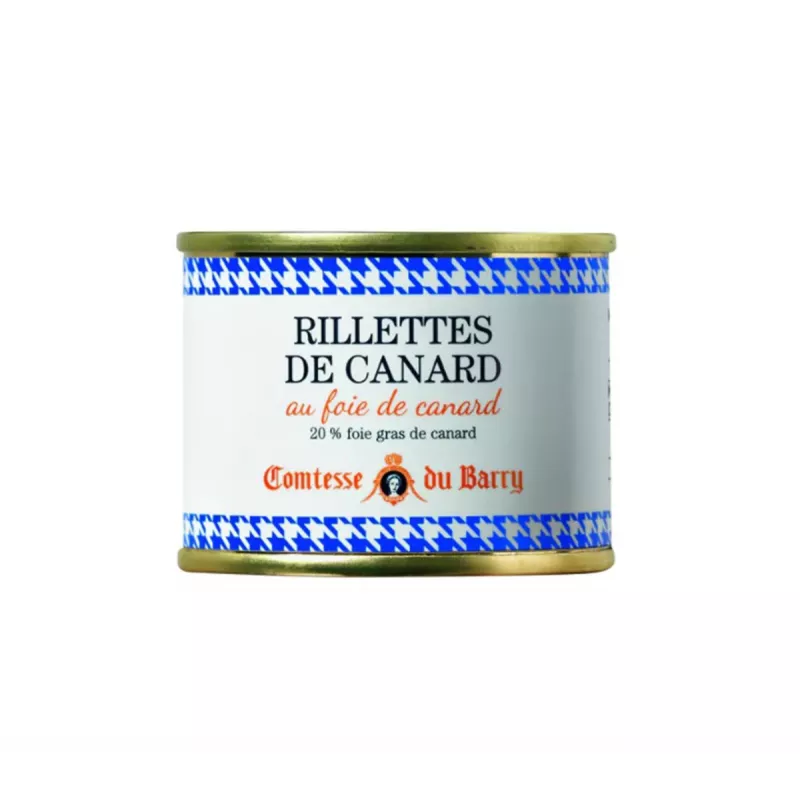Rillettes de canard 20% foie gras de canard 70g Rillettes de canard 20% foie gras de canard 70g