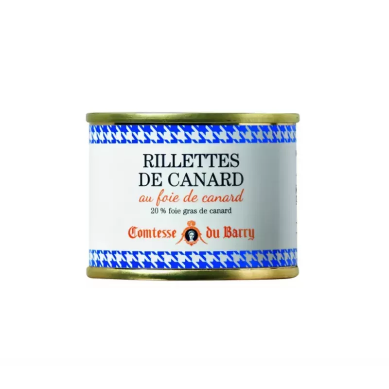 Rillettes de canard 20% foie gras de canard 70g 