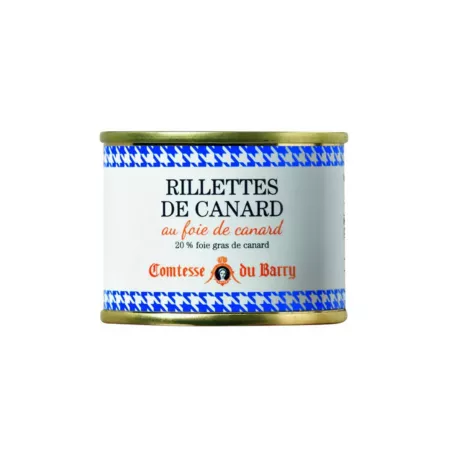 Rillettes de canard 20% foie gras de canard 70g 