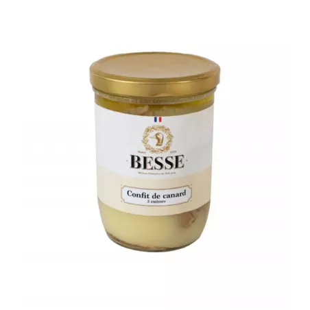 Confit de canard 2 cuisses 700g - Besse - 1