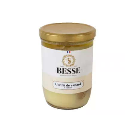 Confit de canard 2 cuisses 700g - Besse