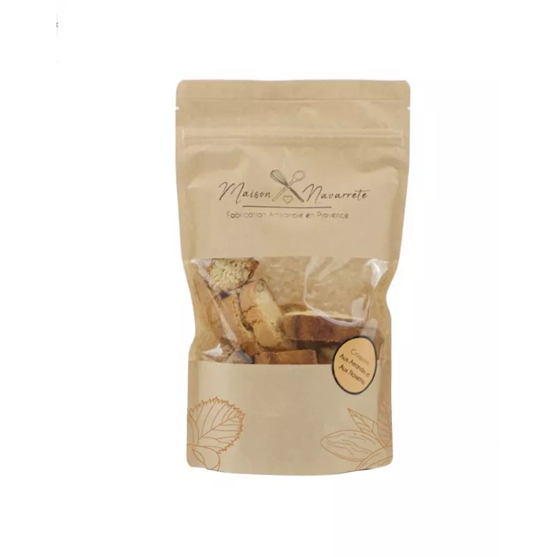 Croquants Amandes et Noisettes Bio 100g 
