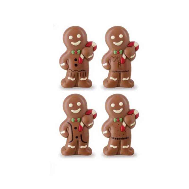 Moulage en chocolat Bonhomme en pain d’épices 75g 