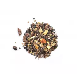 Thé noir Choc de Noël - Éclat de fèves de cacao, épices et agrumes
