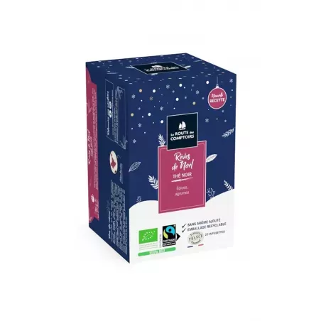 Thé noir Rêves de Noël - Epices et agrumes (Infusettes fraîcheur X 20) 
