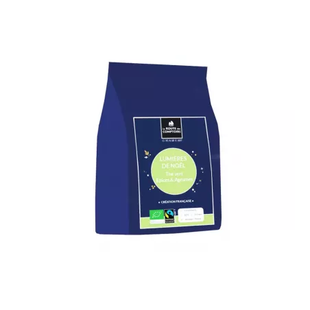 Thé vert Lumière de Noël - Epices et agrumes (Mini sachet 30g) 