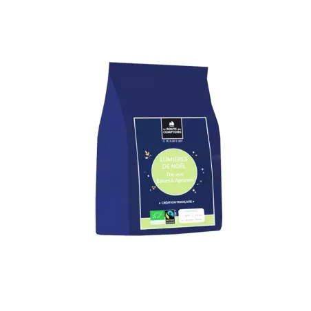 Thé vert Lumière de Noël - Epices et agrumes (Mini sachet 30g) 