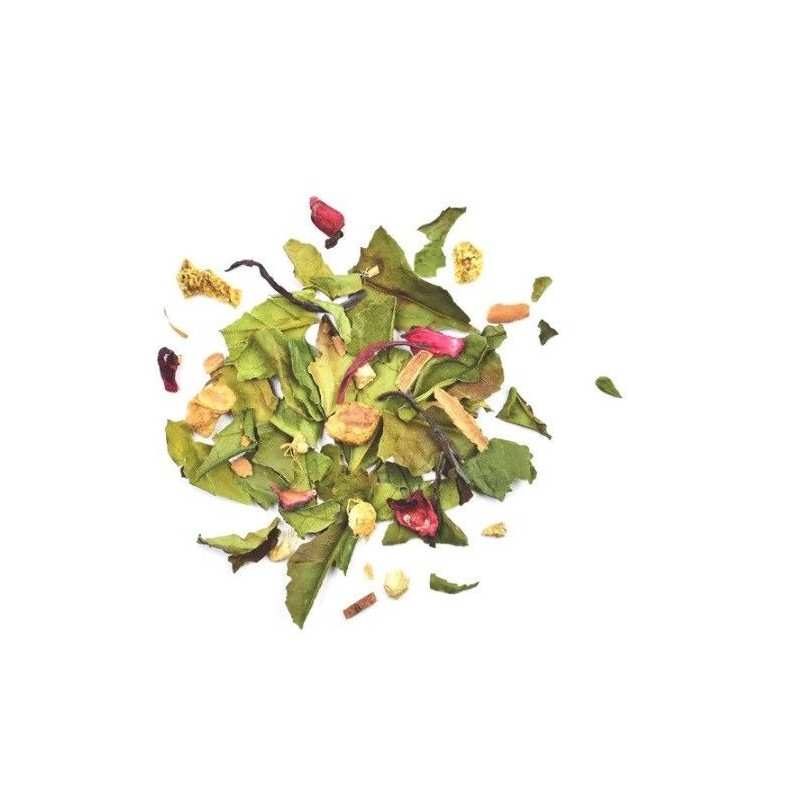Thé blanc Neiges de Noël - Epices et agrumes (Mini sachet 20g) 