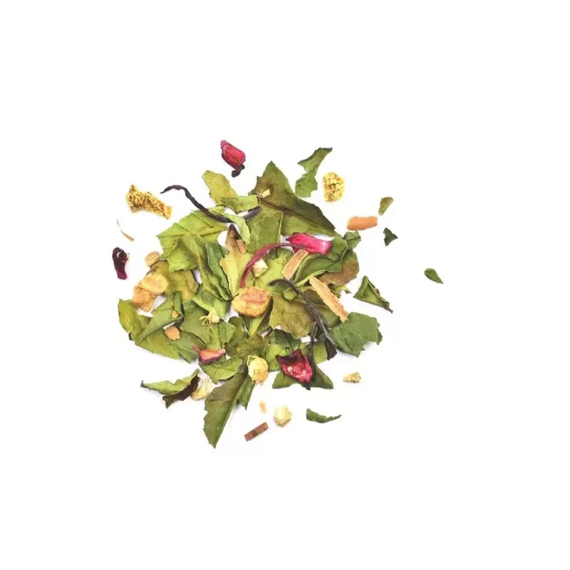 Thé blanc Neiges de Noël - Epices et agrumes (Mini sachet 20g) 