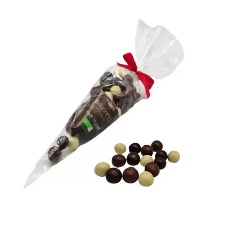 Bouchées Plaisir de Noël - Enrobés chocolatés Bio 60g 