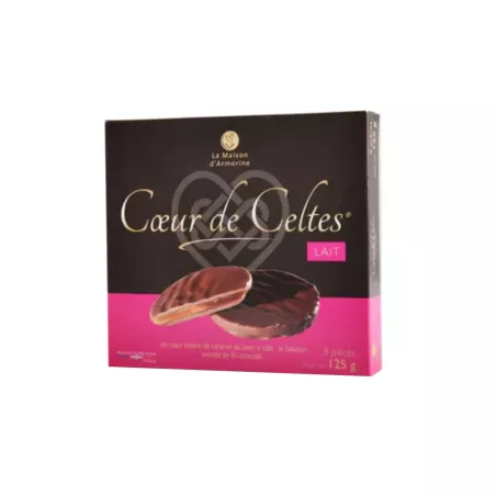 Cœur de Celtes chocolat lait et salidou 125g Maison d'Armorine
