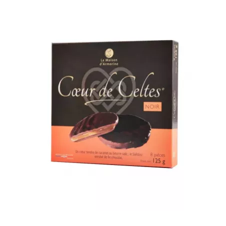 Cœur de Celtes chocolat noir et Salidou 125g Maison d'Armorine