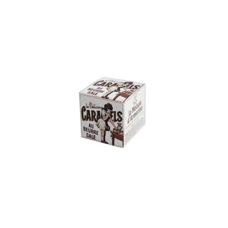 Boite cube caramels tendres 50g Maison d'Armorine