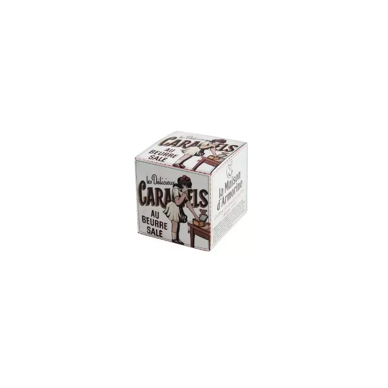 Boite cube caramels tendres 50g - 1