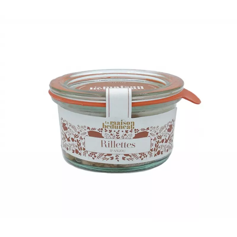 Rillettes d'Anjou 120g - Un délice artisanal pour votre panier personnalisé