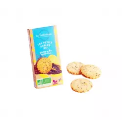Délicieux biscuits sablés citron et chia bio & vegan - 100g