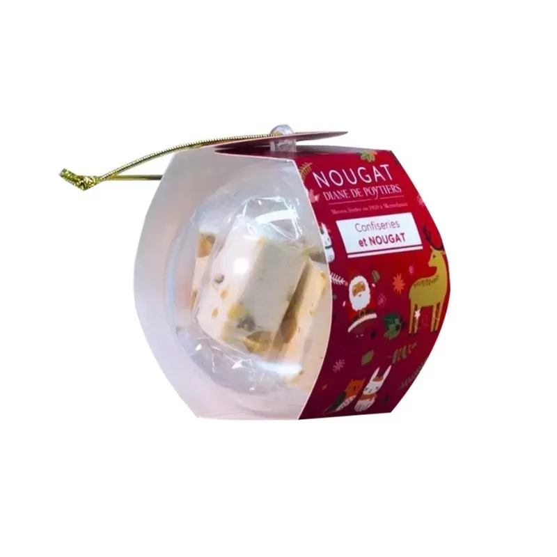 Boule de Noël au nougat 35g - 1