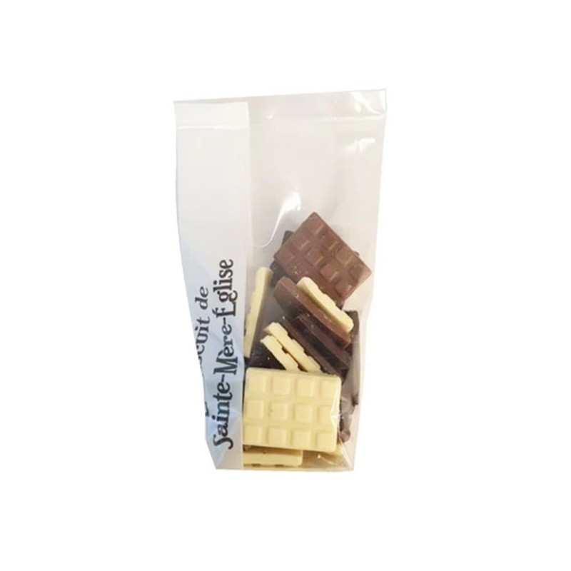 Mini tablettes aux 3 chocolats blanc, lait et noir 120g