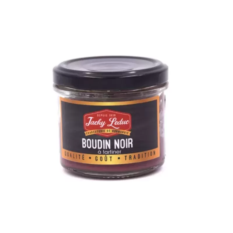 Présentation élégante du Boudin Noir à Tartiner 180g - Produit prêt à déguster