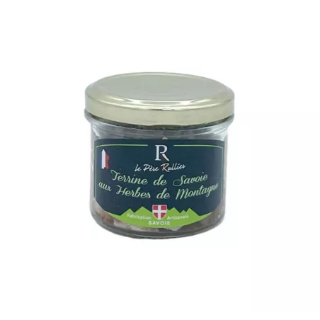 Terrine de Savoie aux Herbes de Montagne 90g - Le Père Rullier - 1