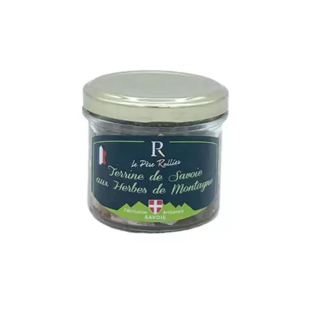 Terrine de Savoie aux Herbes de Montagne 90g - Le Père Rullier - 1
