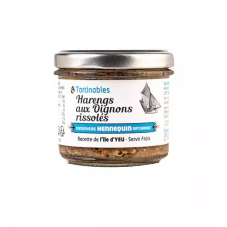 Dégustez notre Tartinable d'Harengs aux Oignons Rissolés 100g !