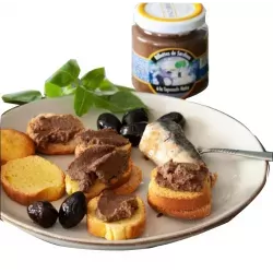 Rillettes de sardines a la tapenade noire 110g - 2 Rillettes de sardines a la tapenade noire 110g - 2