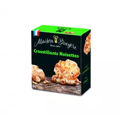 Délicieux biscuits croustillants aux noisettes de 50g - Maison Bruyère