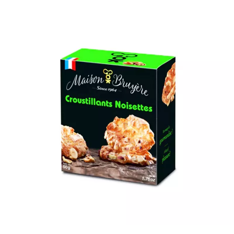 Biscuits Croustillants Noisettes 50g Biscuits Croustillants Noisettes 50g