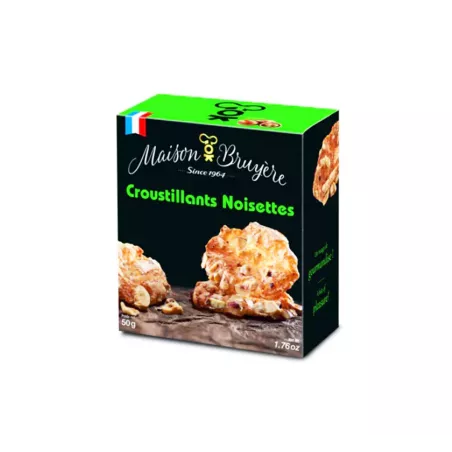 Biscuits Croustillants Noisettes 50g 