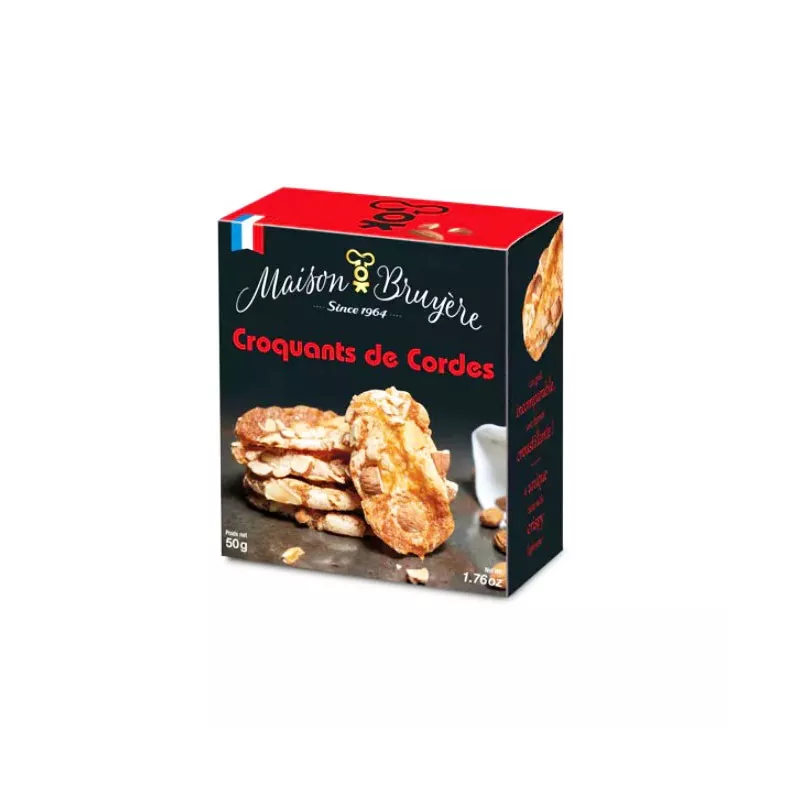 Délicieux Biscuits Croquants de Cordes 50g - Maison Bruyère