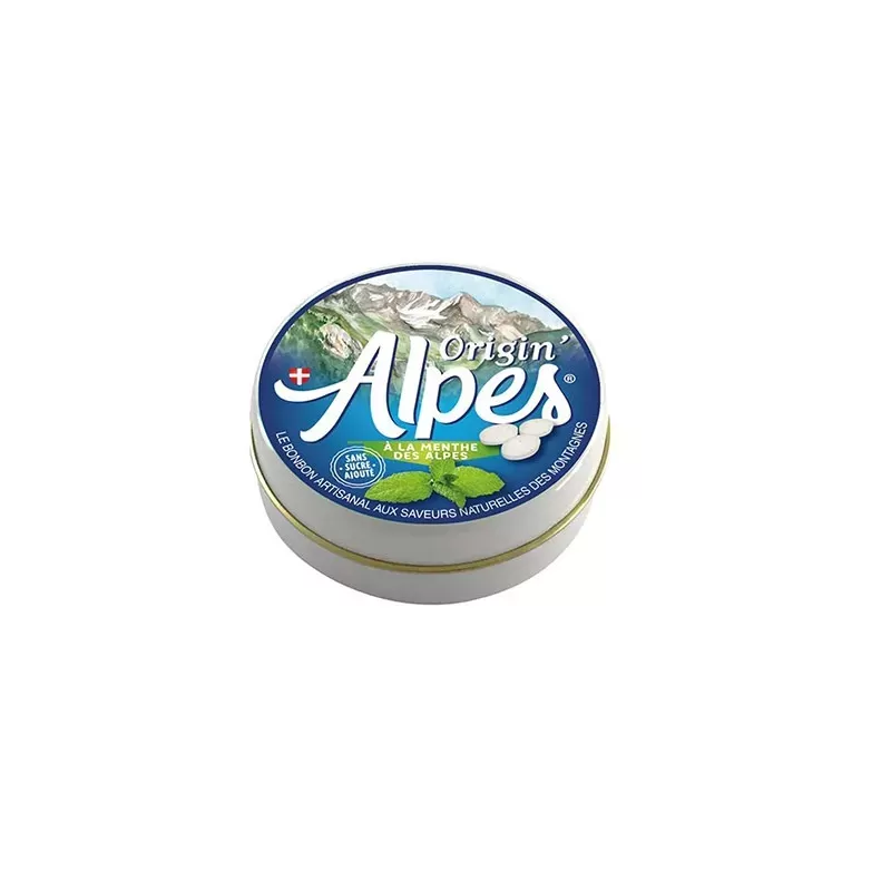 Pastille des Alpes aux 2 menthes des montagnes 35g - 1