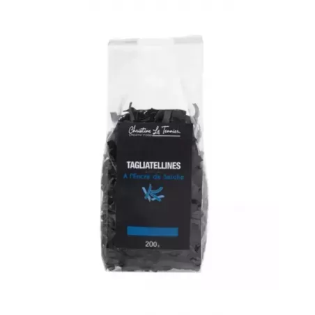 Tagliatelles à l'encre de seiche 250g - 01