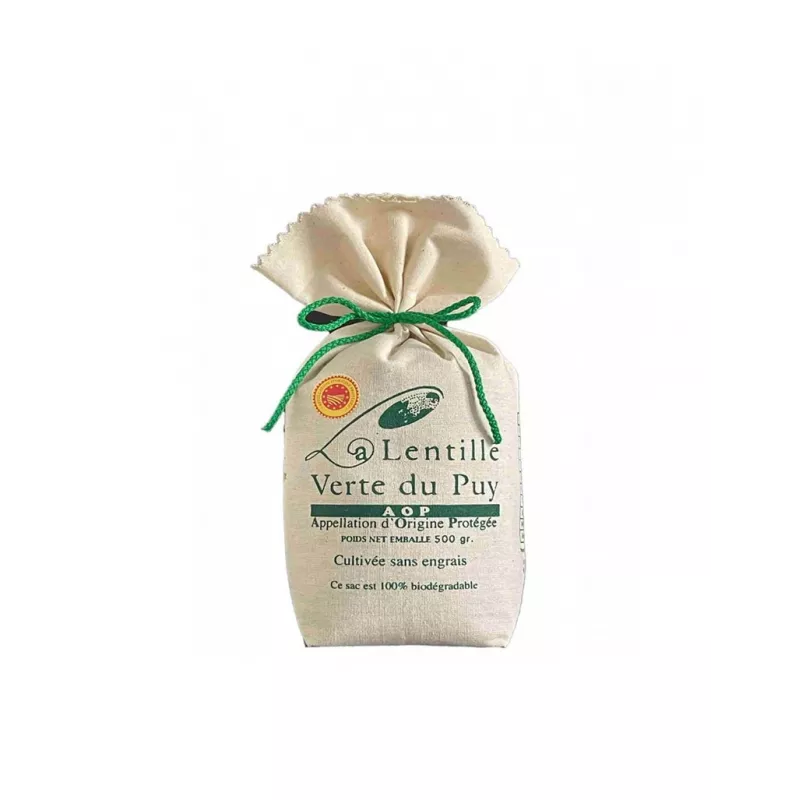 Lentilles vertes du Puy AOP 500g Lentilles vertes du Puy AOP 500g
