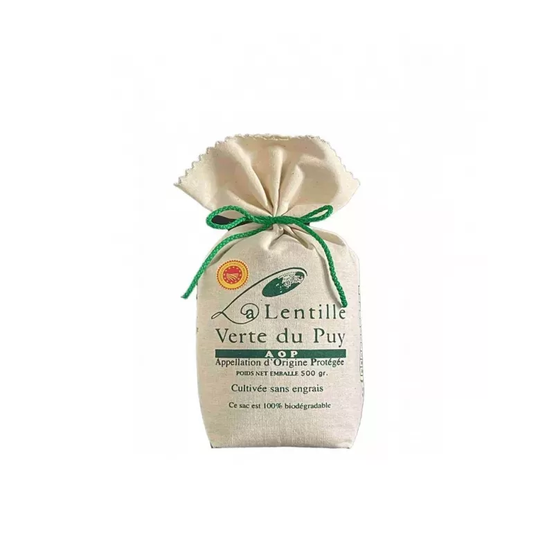 Lentille verte du Puy - Vente lentilles AOP d Auvergne - Produit naturel  regional