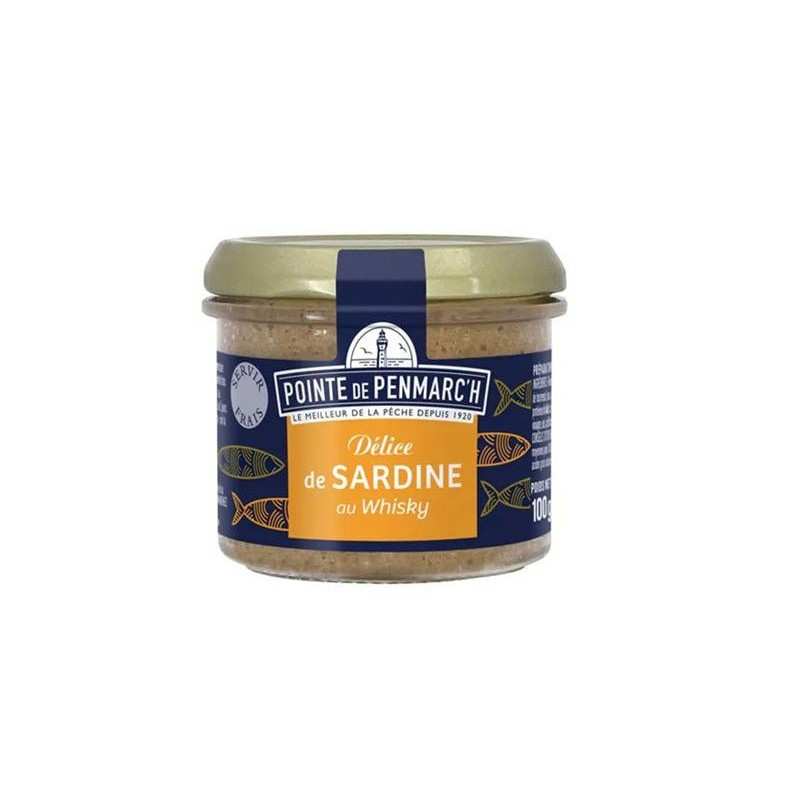 Tartinable Délice de Sardines au Whisky 100g - Saveurs de la Mer