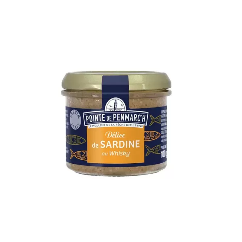 Tartinable Délice de sardines au whisky 100g - 1