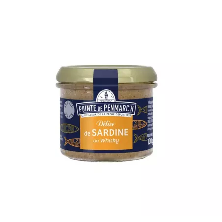 Tartinable Délice de sardines au whisky 100g - Tartinables