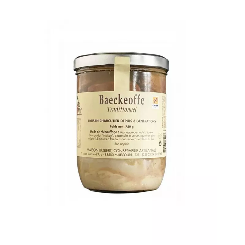 Délicieux Baeckeoffe Alsacien 750g - Maison Robert