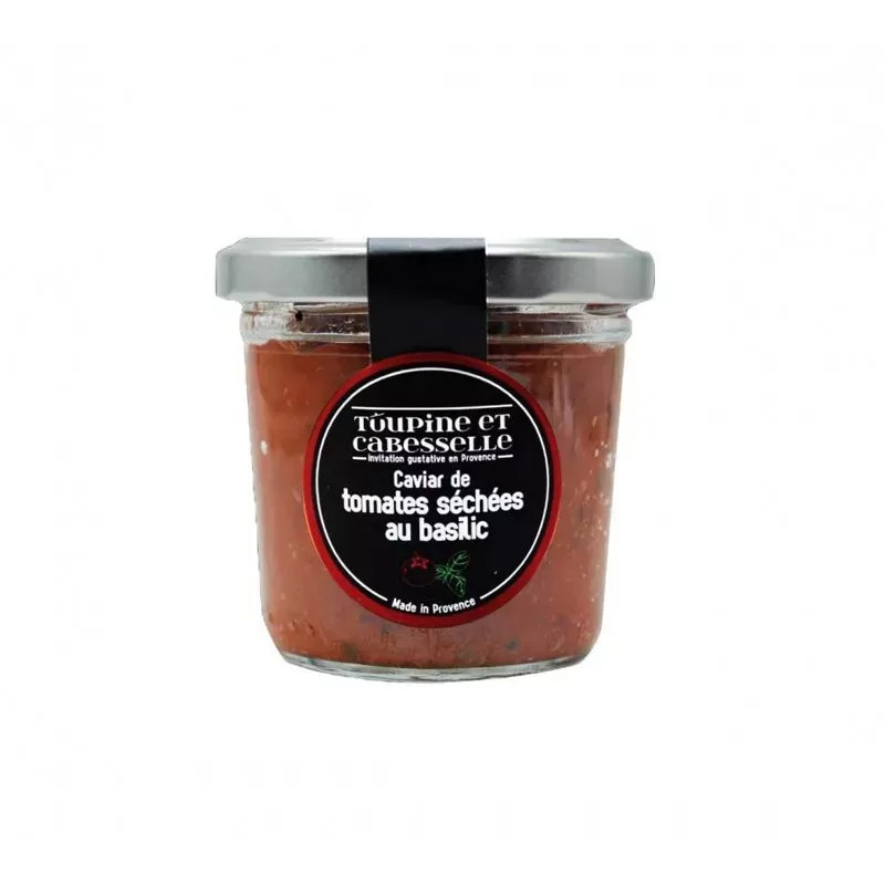 Caviar de tomates séchées au basilic 90g - Toupine et Cabesselle - 1